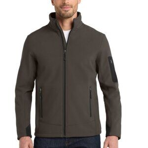 Eddie Bauer® Rugged Ripstop Soft Shell Jacket Canteen Grey/Black Size S (New)